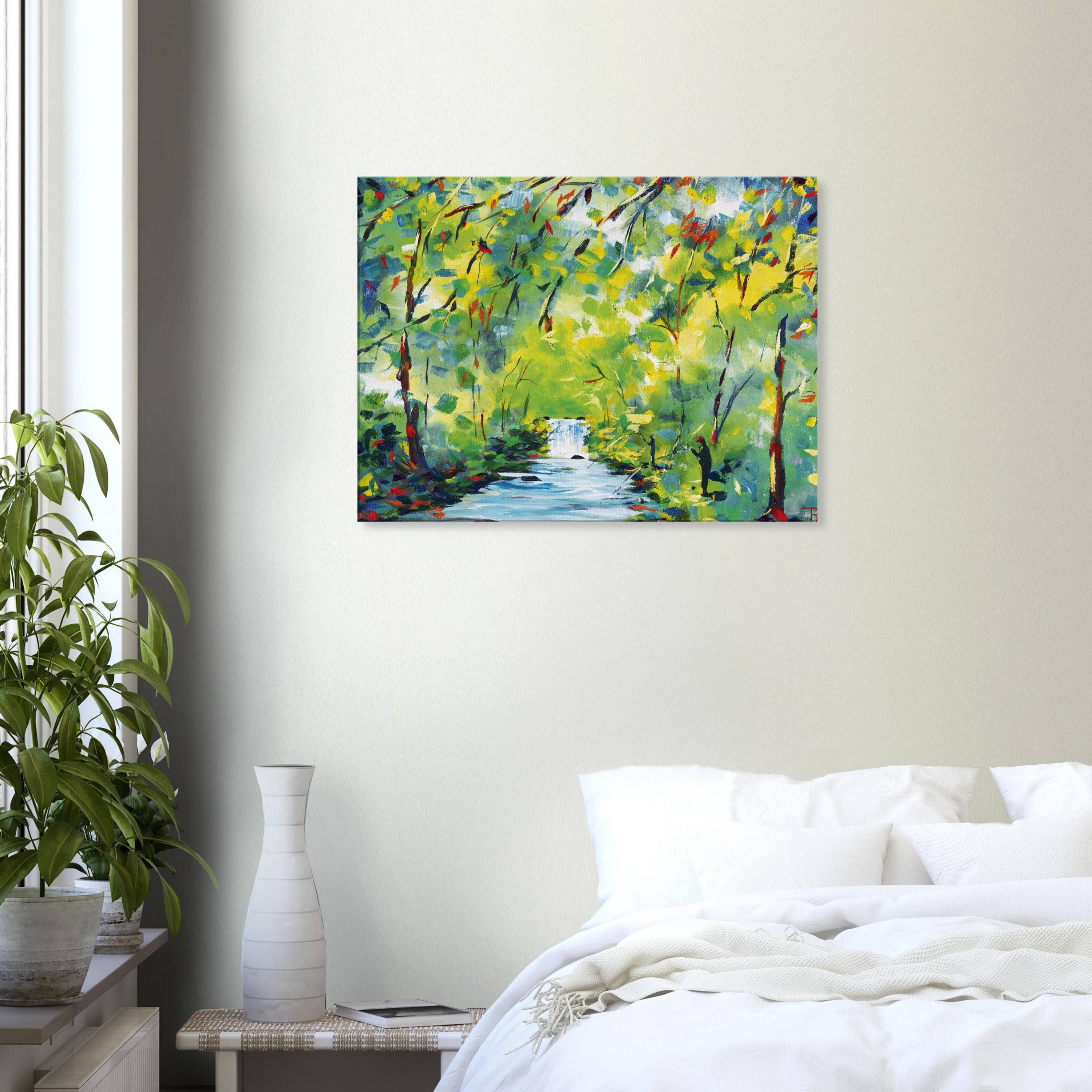 Canvas – Woodland Waterfall