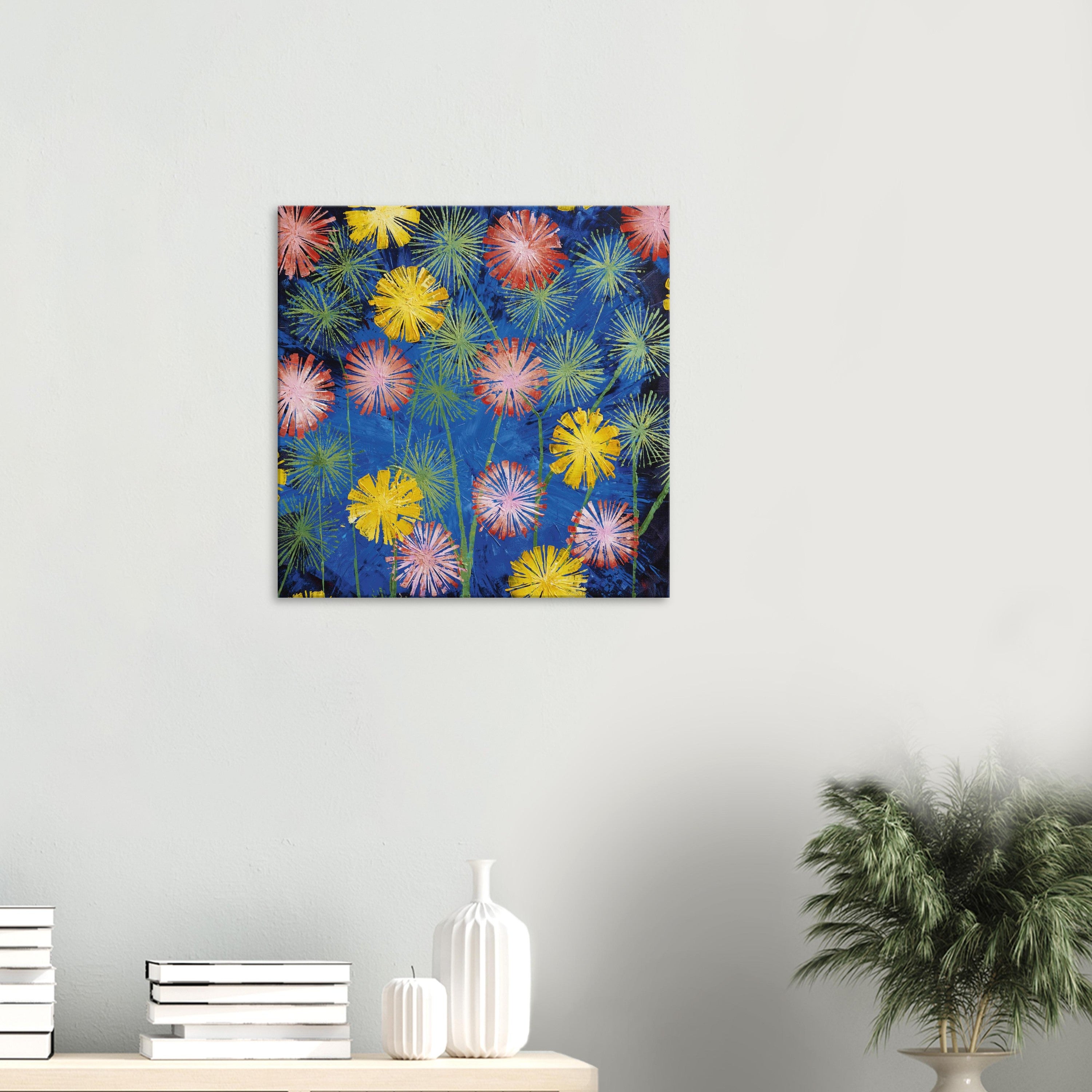 Canvas – Pink and Yellow Flowers