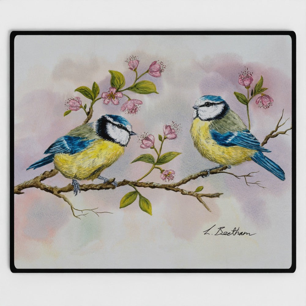Mouse Mat – Blue Tits in a Tree