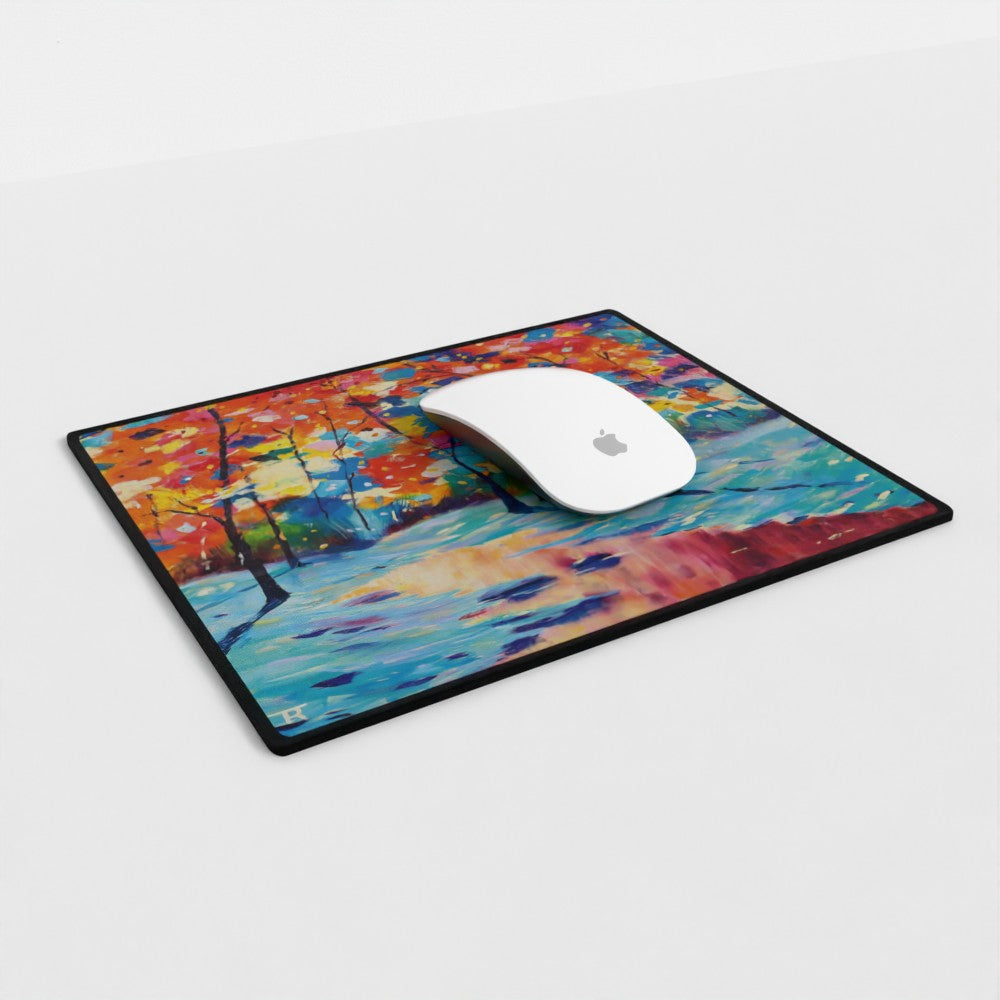 Mouse Mat - Colourful Forest by the Lake
