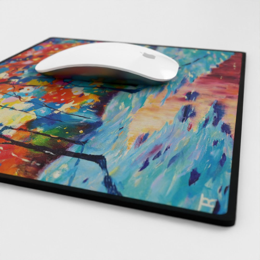 Mouse Mat - Colourful Forest by the Lake