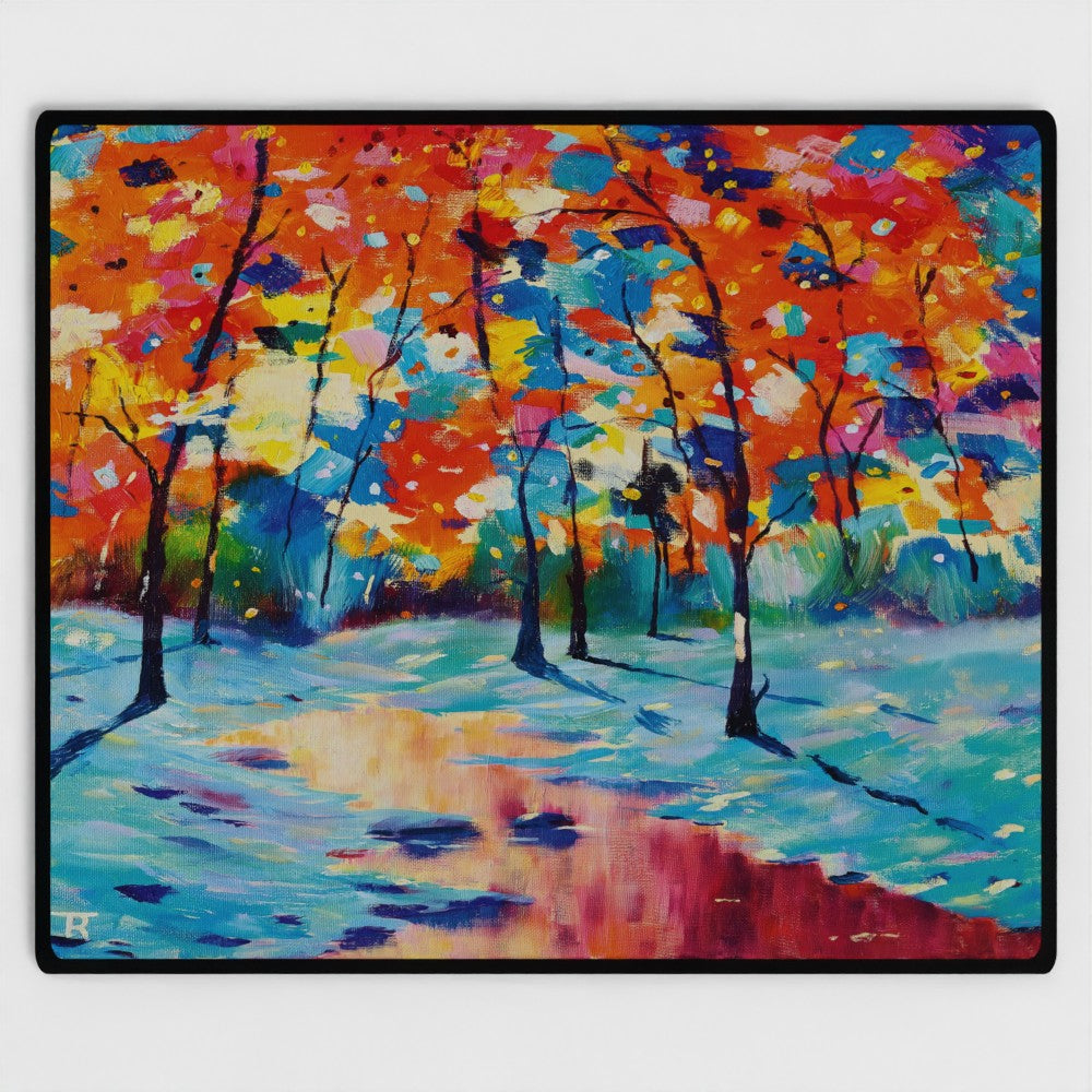 Mouse Mat - Colourful Forest by the Lake