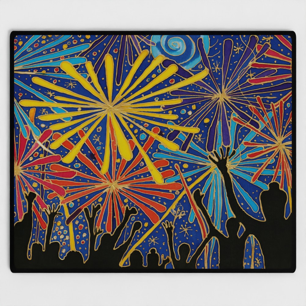 Mouse Mat - Fireworks