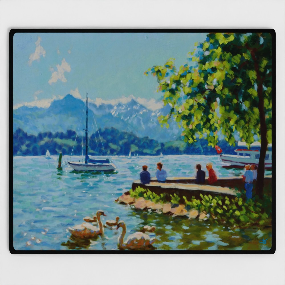 Mouse Mat – Summer, Lake Lucerne