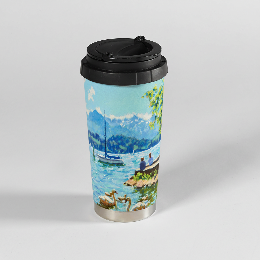 Insulated Travel Mug – Summer Lake Lucerne