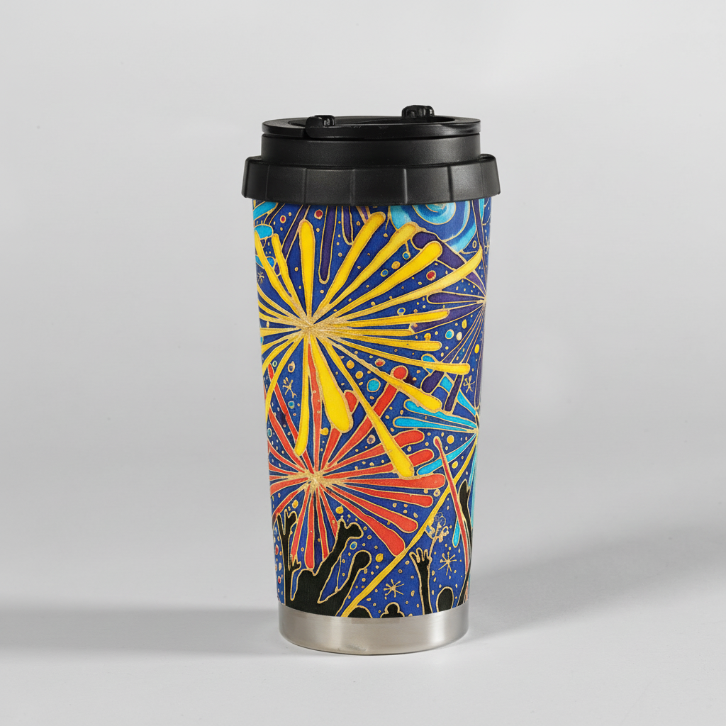 Insulated Travel Mug – Fireworks