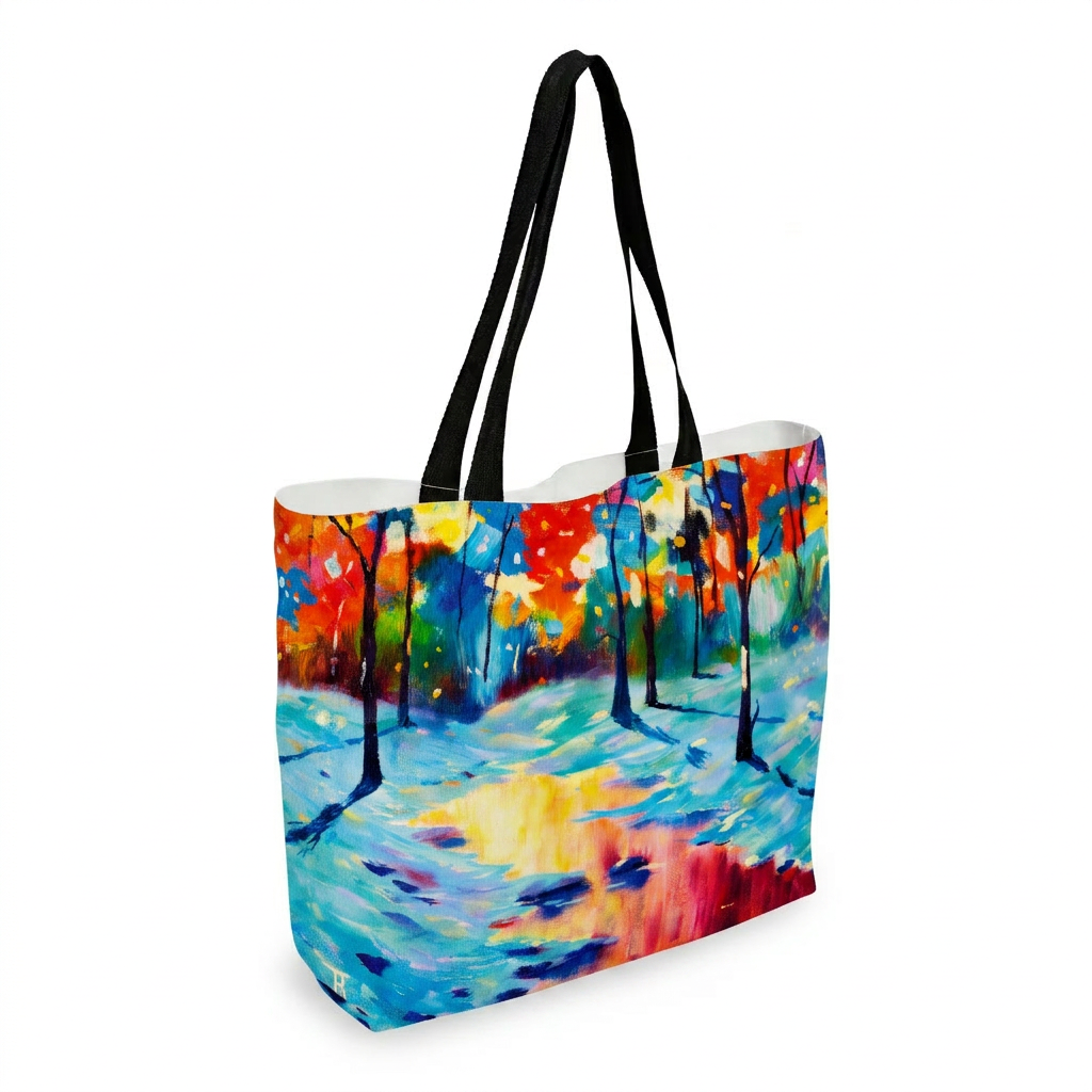 Tote Bag – Colourful Forest by the Lake
