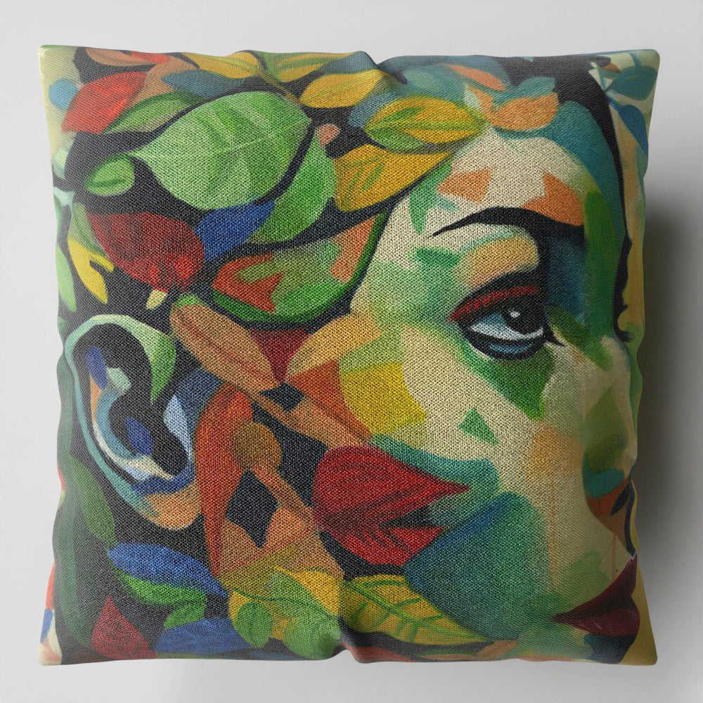 Faux Linen Cushion – Earth and Humanity