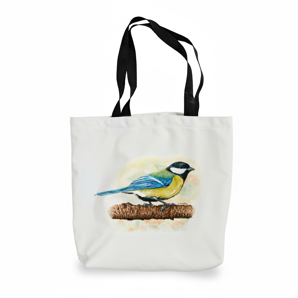Tote Bag – Blue Tit on a Branch