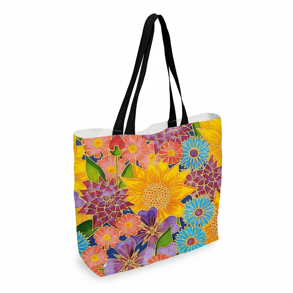 Tote Bag – Silk Flowers