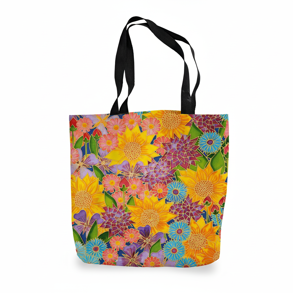 Tote Bag – Silk Flowers